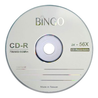 سی دی بینگو خام CD Bingo (بسته 50 عددی)