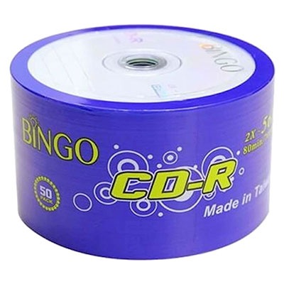 سی دی بینگو خام CD Bingo (بسته 50 عددی)