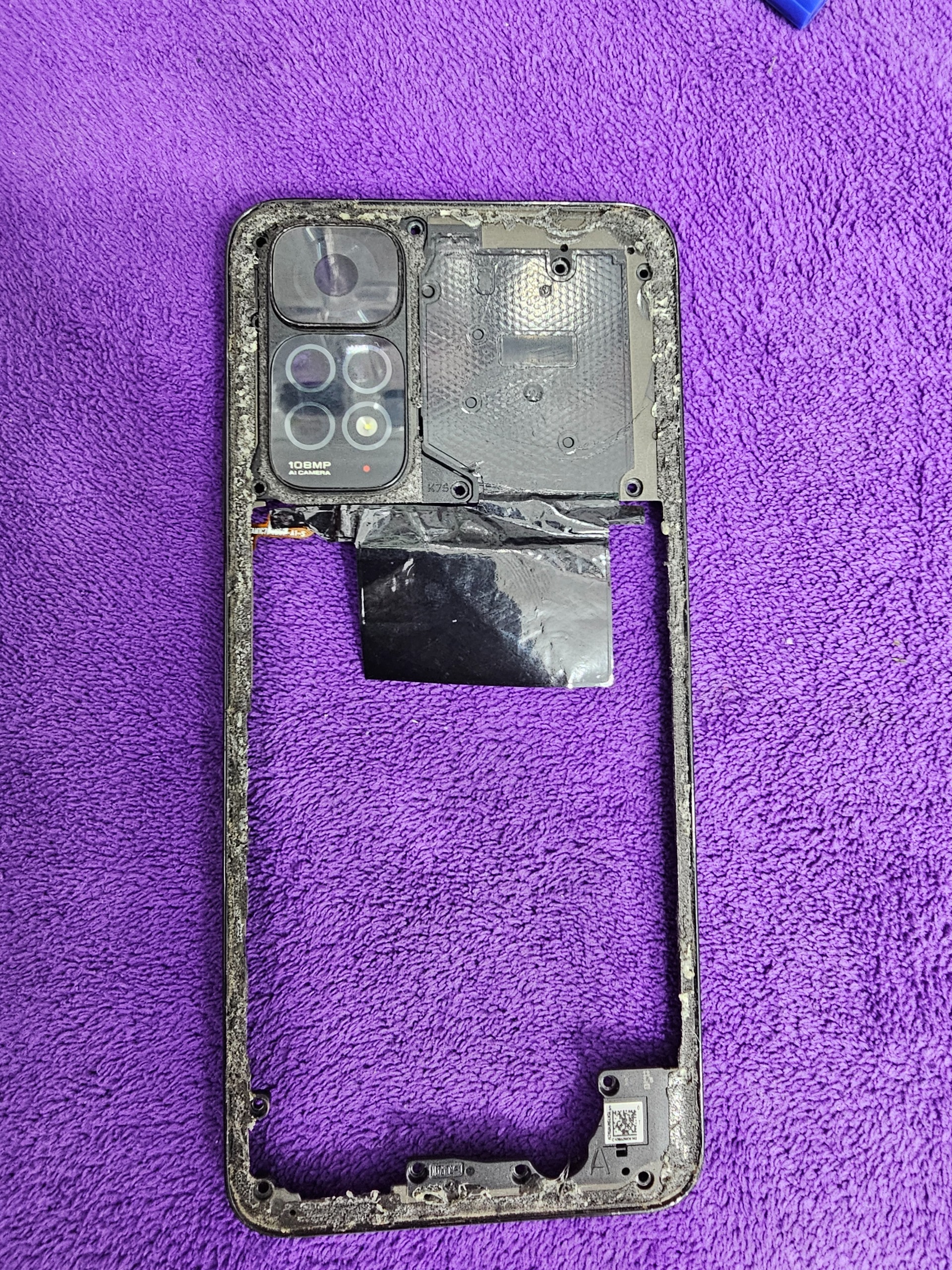 شاسیوشیشه دوربین و فریم note11s