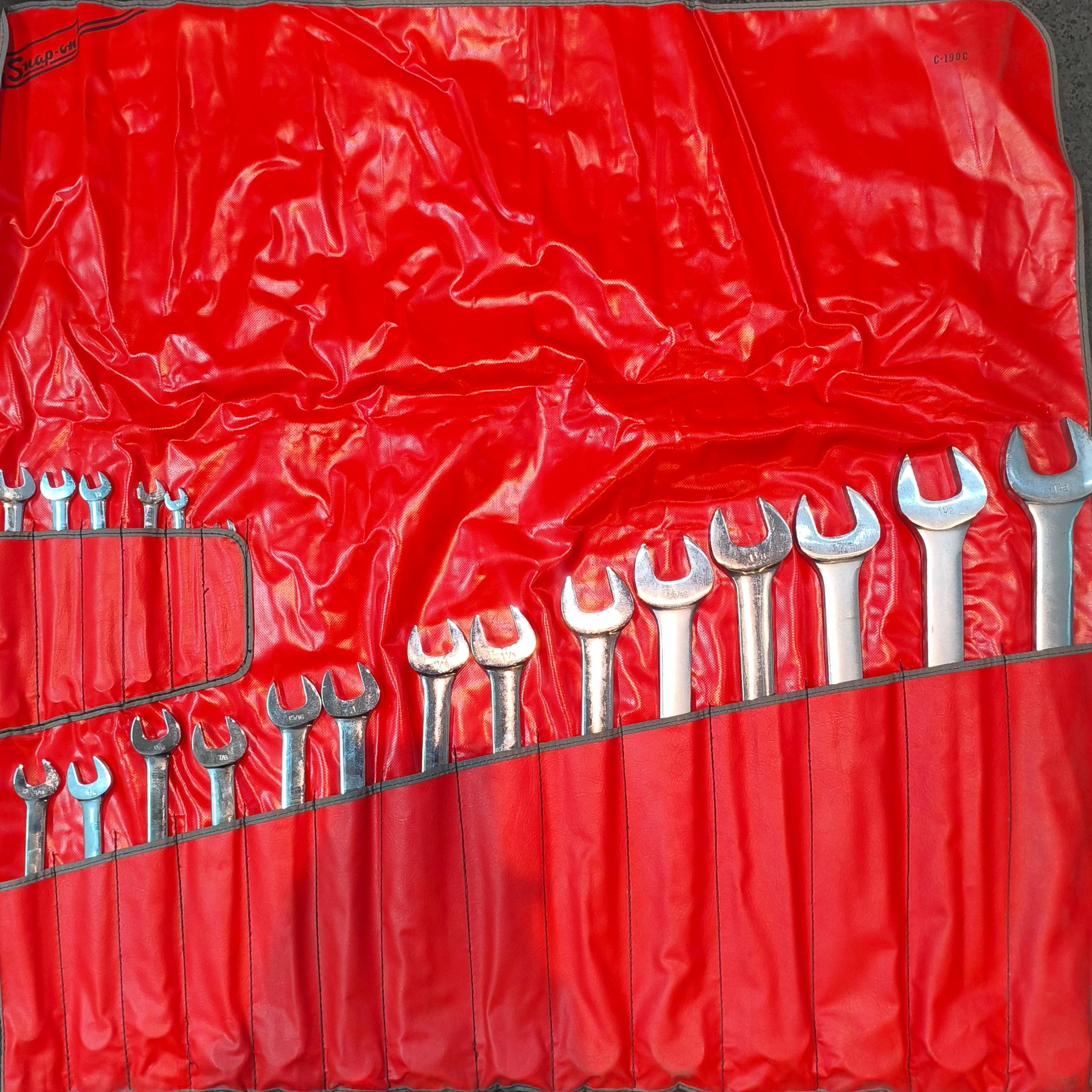 آچار تخت و رینگی اسناپون آمریکا 20 عددی مدل C-190C