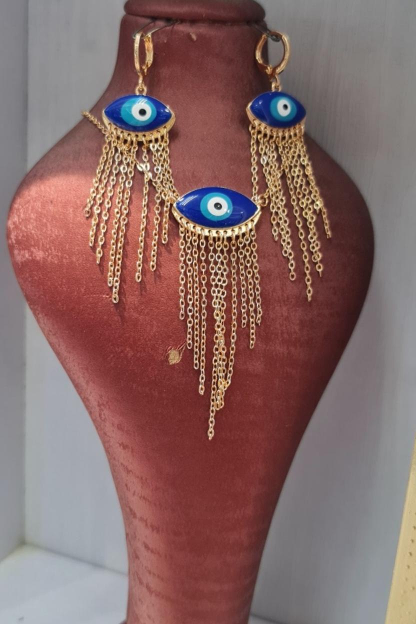 نیم ست چشم نظر آویزدار
