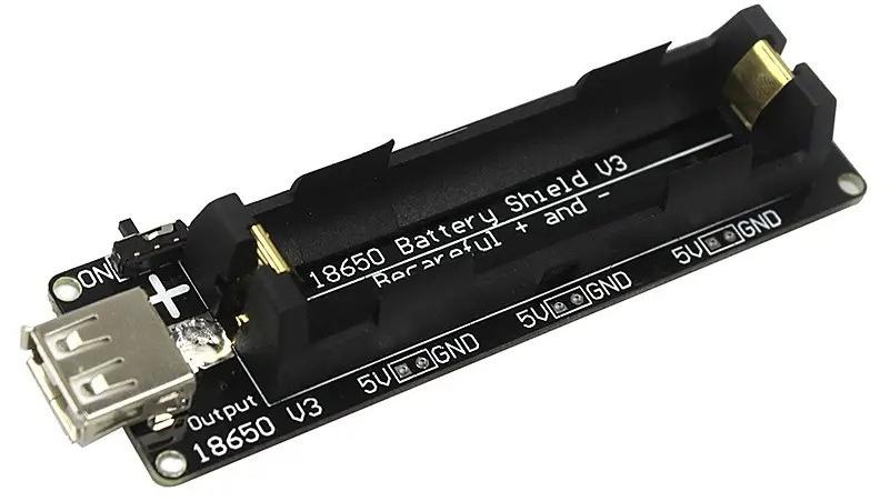 ماژول تغذیه و شارژر مخصوص باتری 18650
