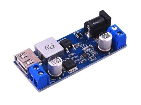 ماژول تغذیه کاهنده 5 ولت با خروجی USB