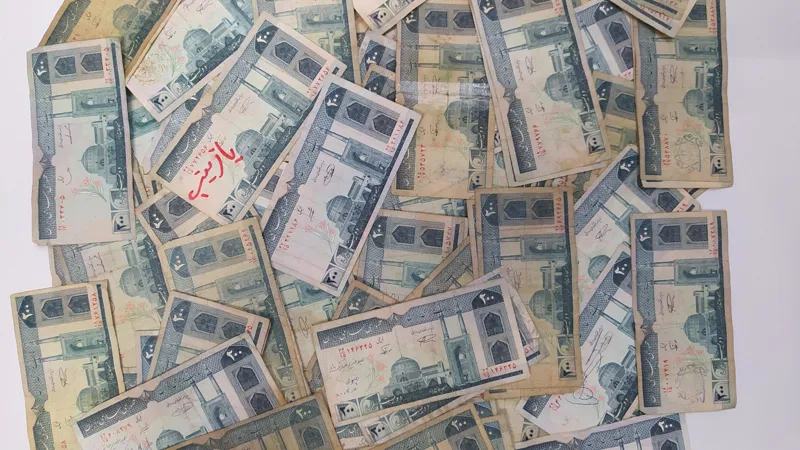 400 برگ اسکناس 100 و 200 ریالی