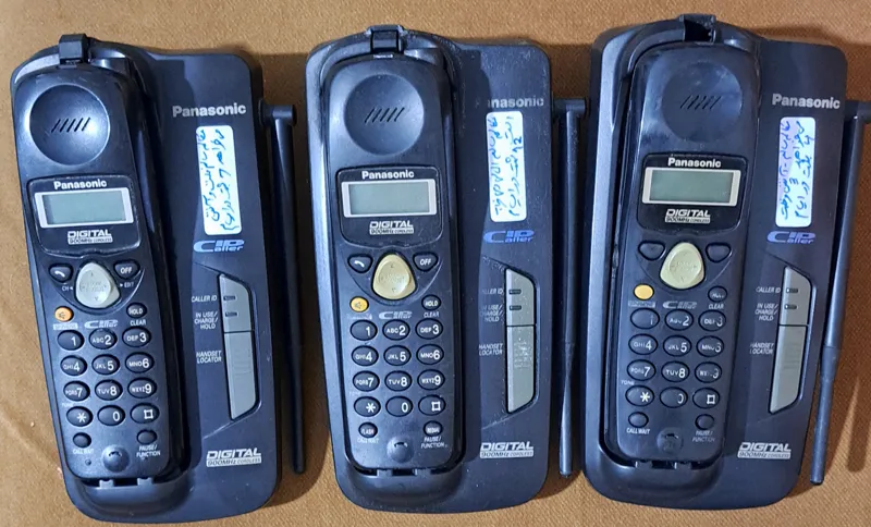 تلفن بیسیم پاناسونیک 3تا باهم
