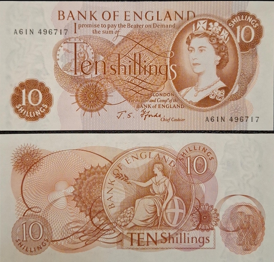 جفت 10 شلینگ زیبا و خاص انگلستان