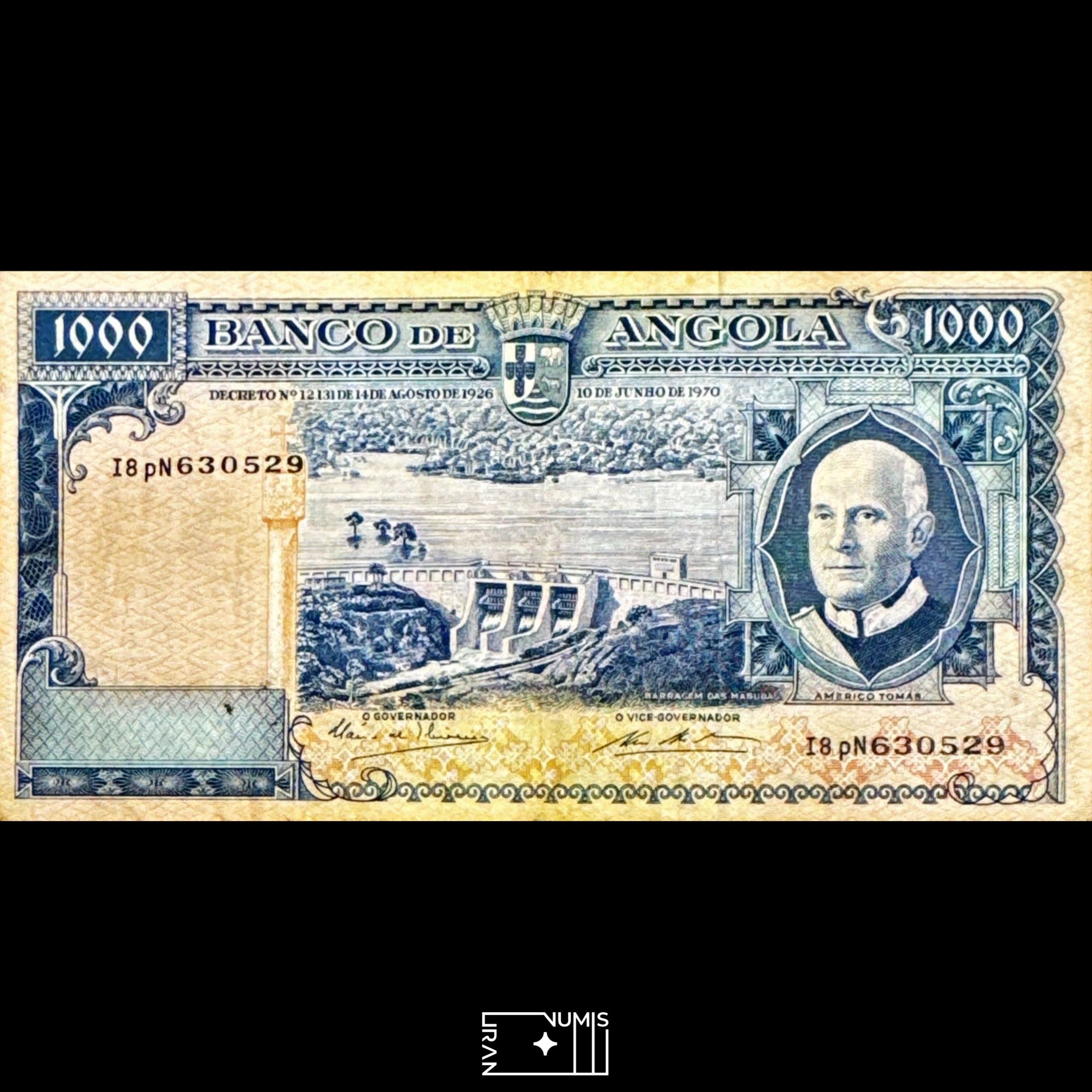 اسکناس کمیاب 1000 اسکودوی آنگولا
