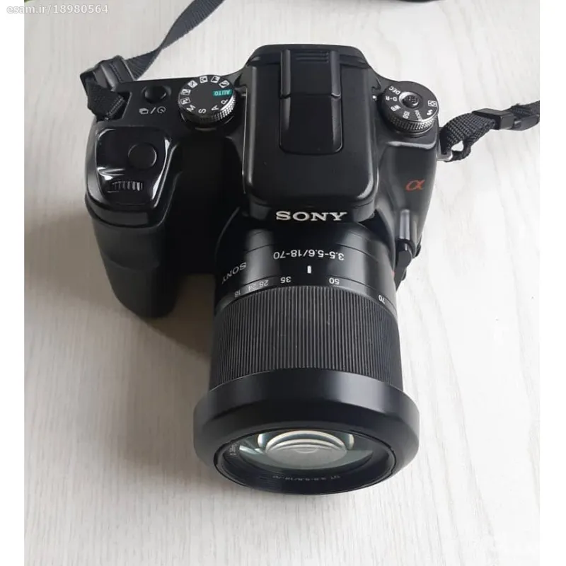 دوربین عکاسی حرفه ای سونی آلفا 100