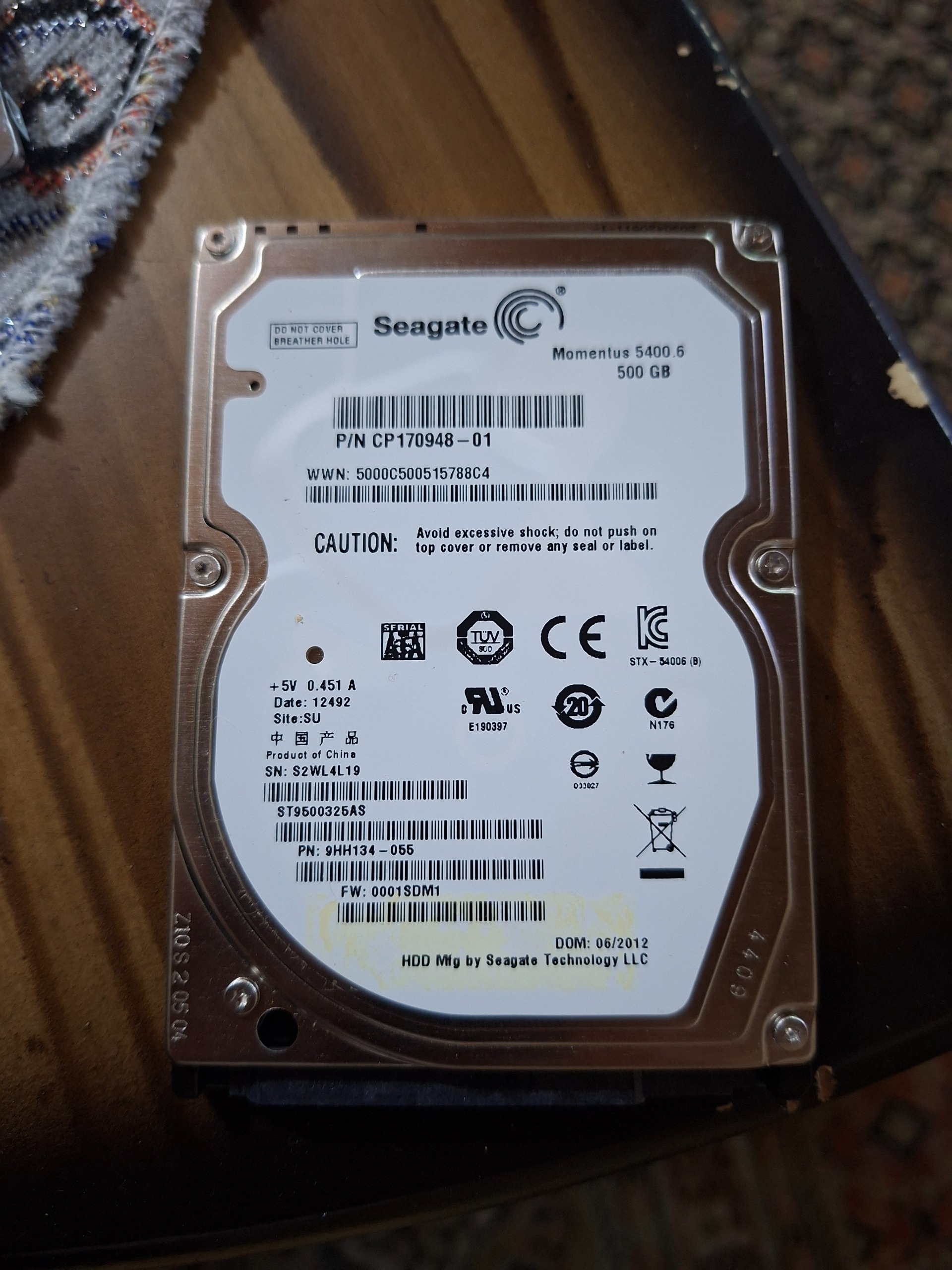 هارد 500 گیگ سیگیت