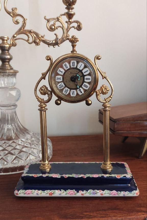 ساعت کوکی رومیزی بلزینگ المانی کلکسیونی و انتیک