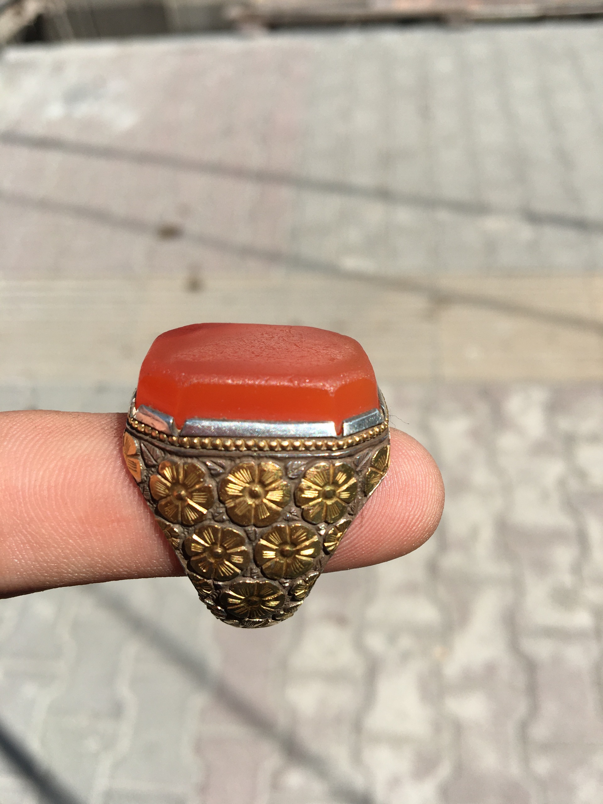 انگشتر چهل گل شیخی اردبیل