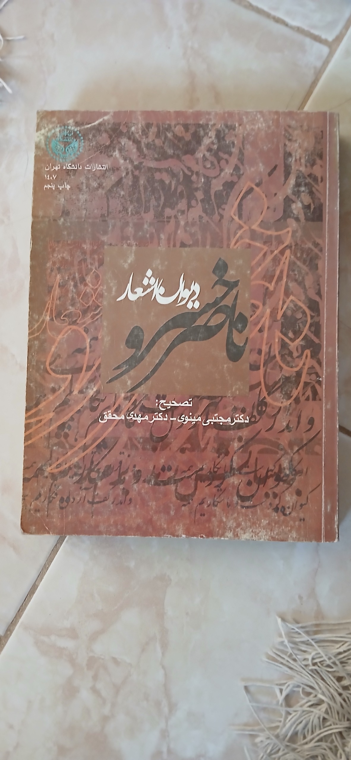 دیوان اشعار ناصرخسرو . توضیح دارد