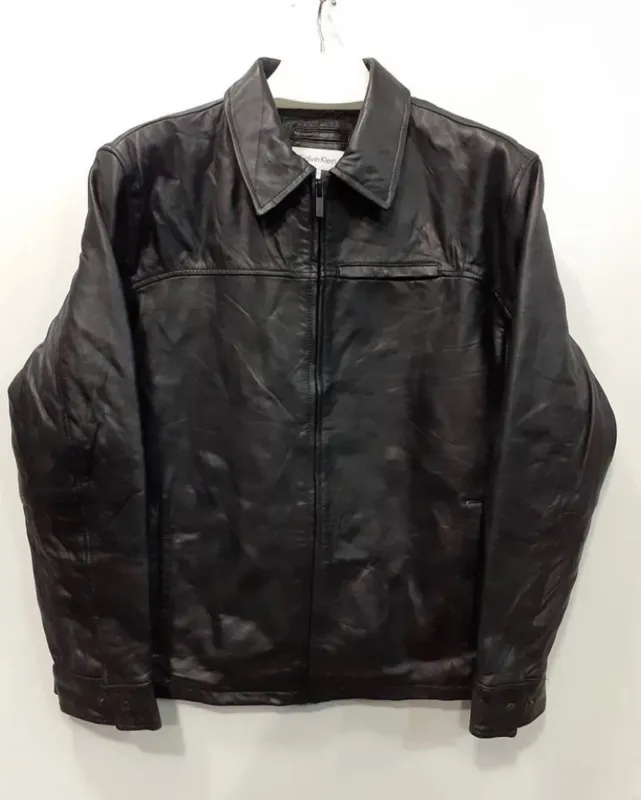 کاپشن چرم Calvin Klein