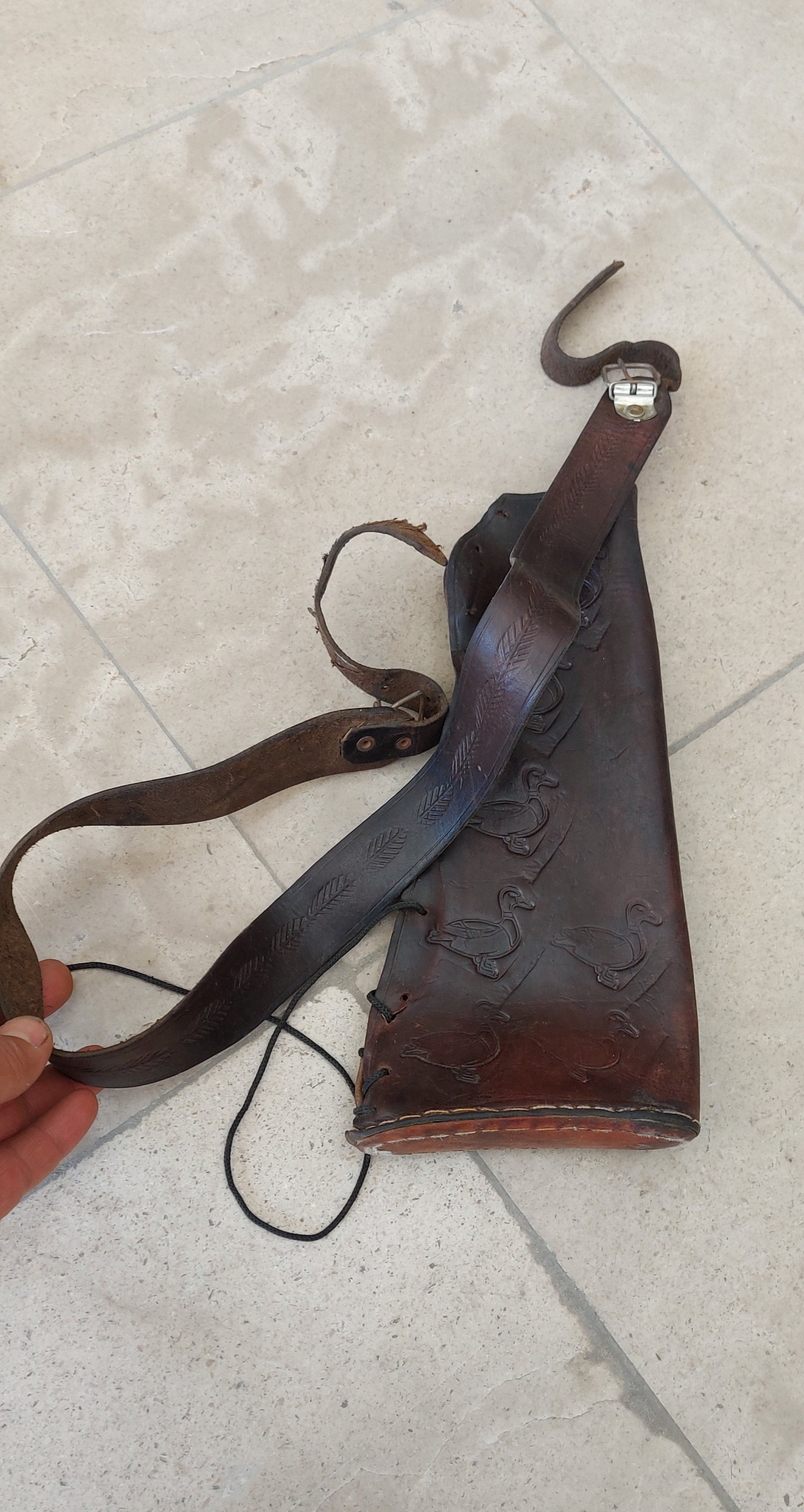 کاور قندان چرمی