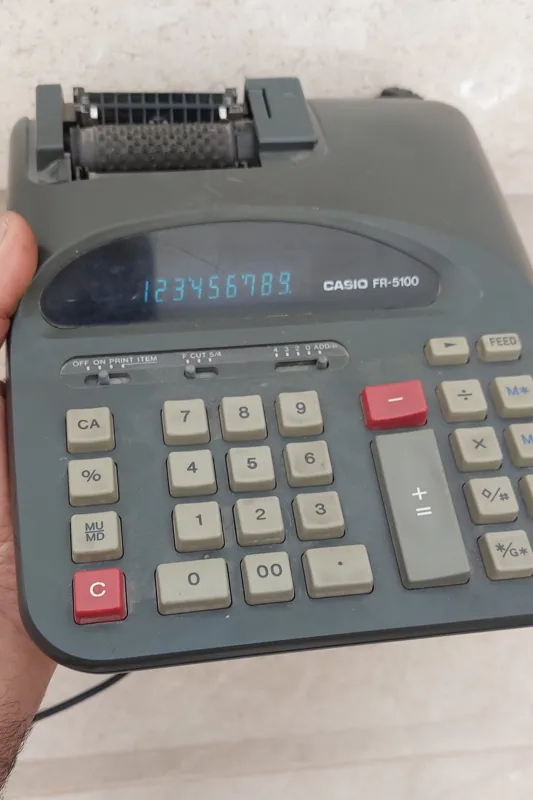 ماشین حساب کاسیو برقی