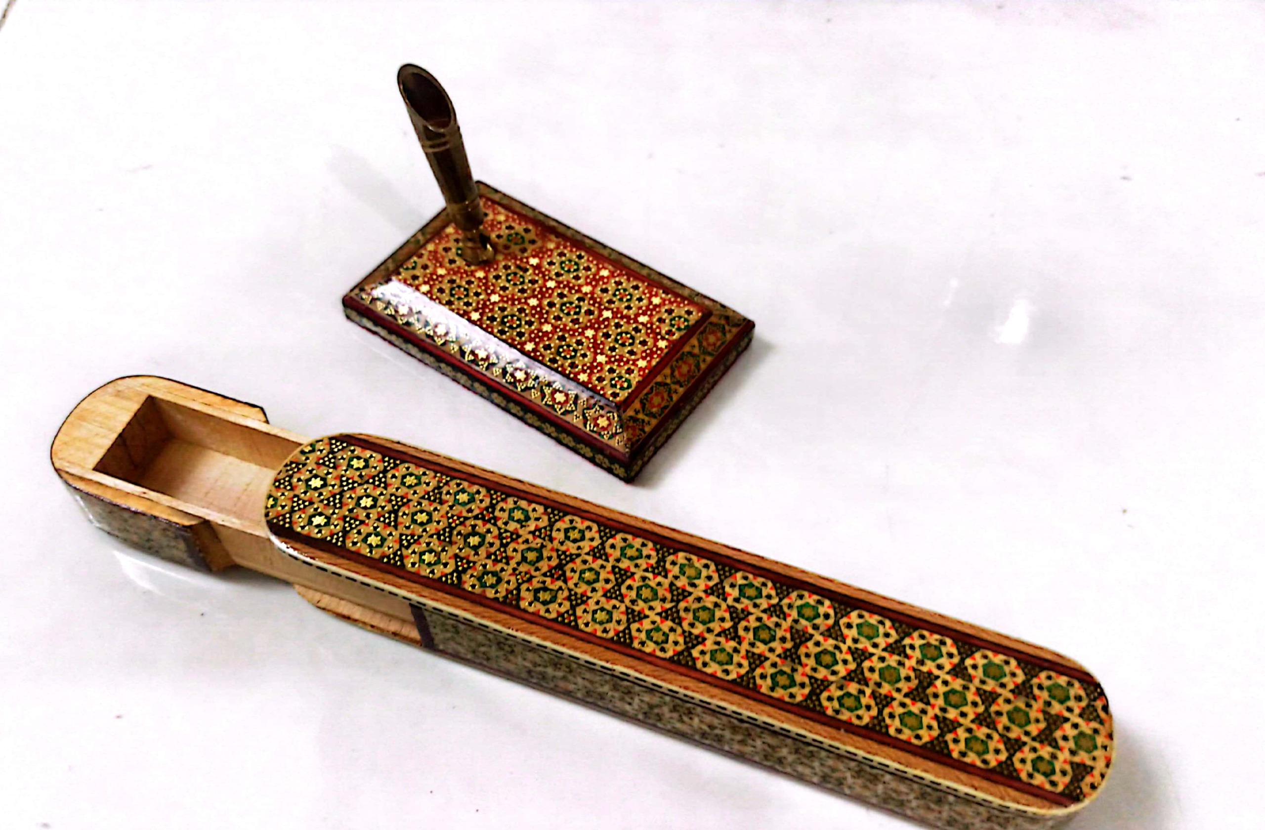 قلمدان خاتم کاری