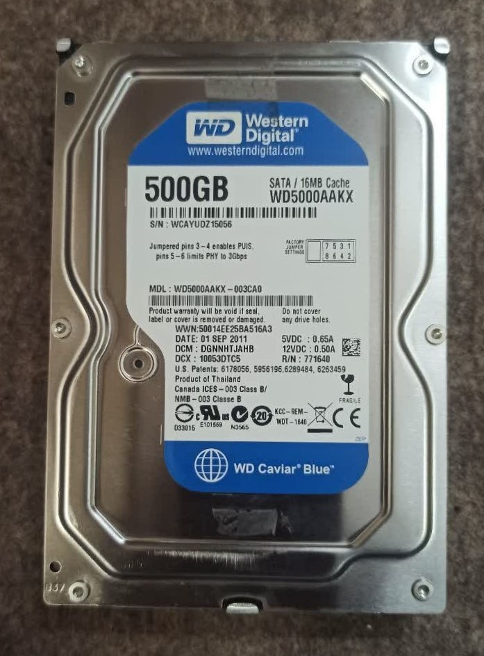 هارد 500 گیگ مارک WD