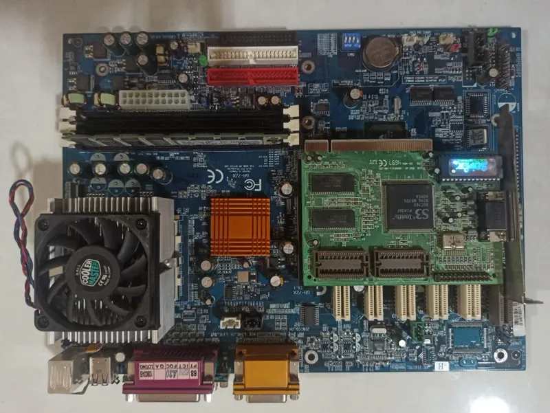 باندل مادربرد قدیمی GIGA 7ZX (کد 13 )