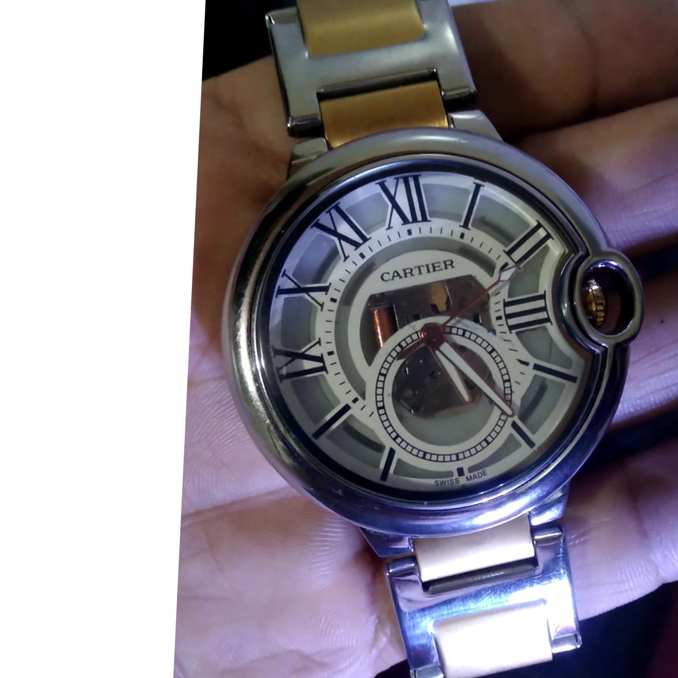 ساعت مچی Cartier کارتیه موتور سوییس