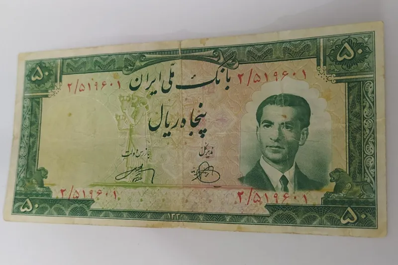 اسکناس زیبا و ارزشمند شاهی (2)