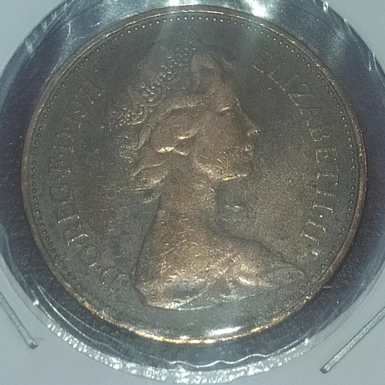2 نیو پنس 1971 الیزابت دوم