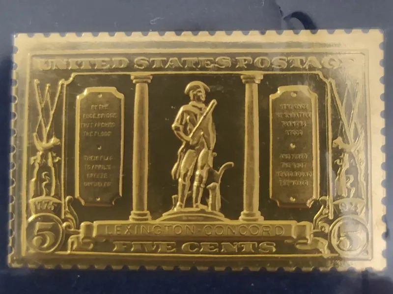 2تمبر طلا امریکا 1925 بینظیر و نایاب