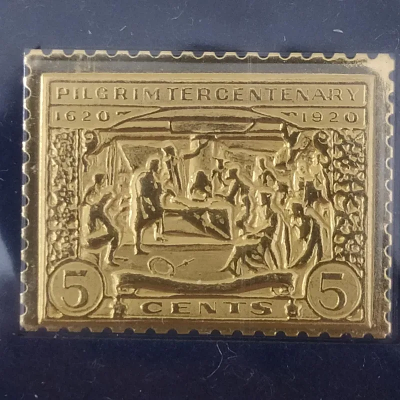 3تمبر طلا امریکا 1920 بینظیر و نایاب