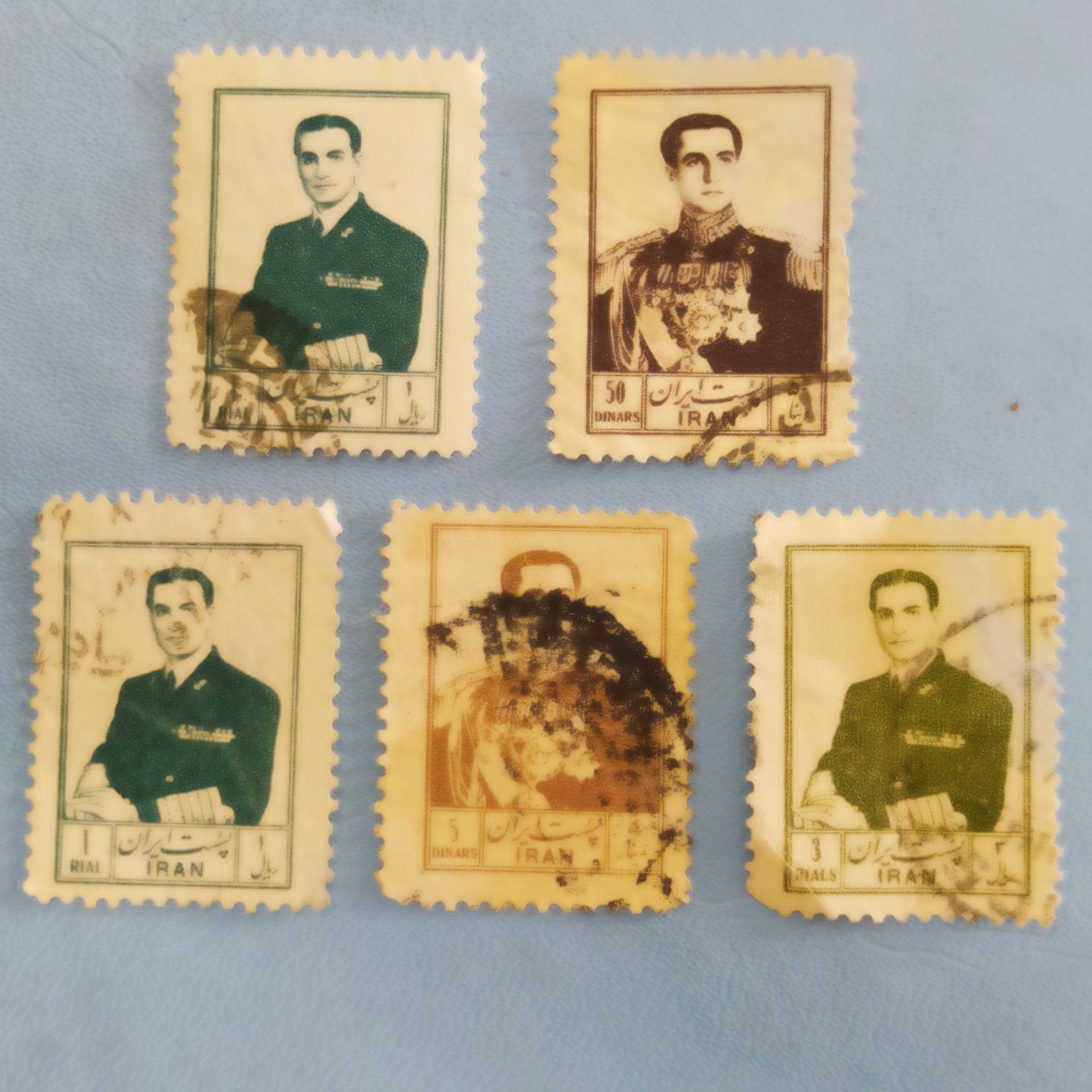 سری 5تمبر از سری پنجم و ششم پستی