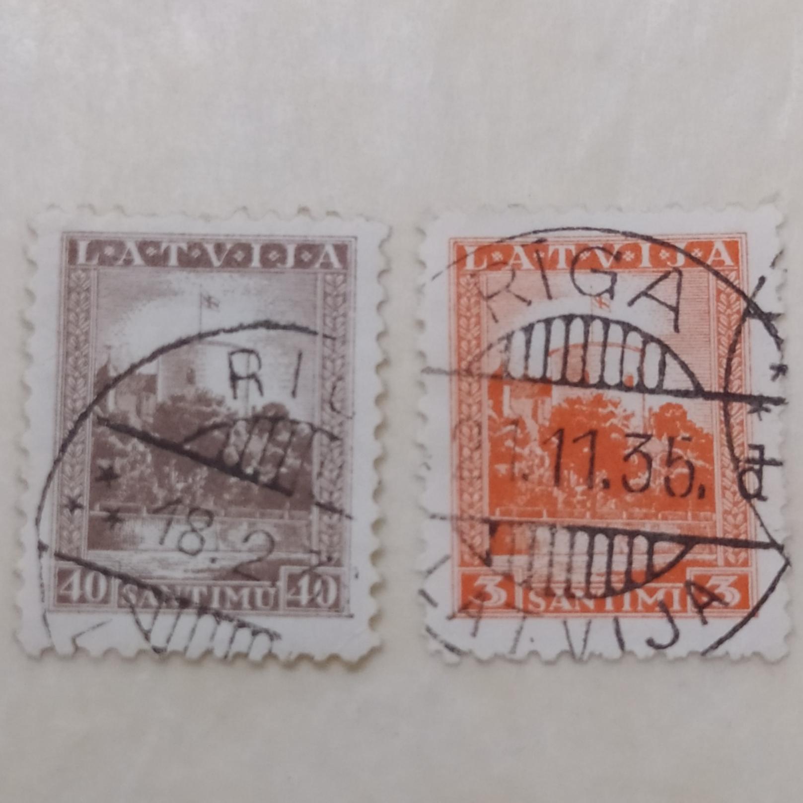 سری تمبر کلاسیک لتونی (توضیحات 4)