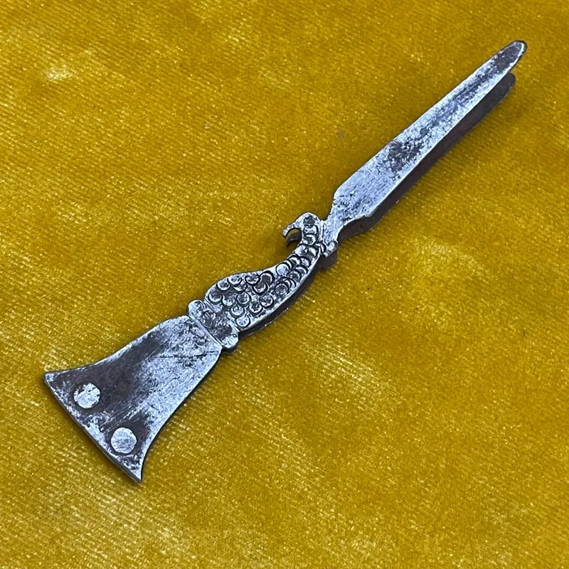 انبر ساچمه مینیاتوری فولادی قدیمی دستساز