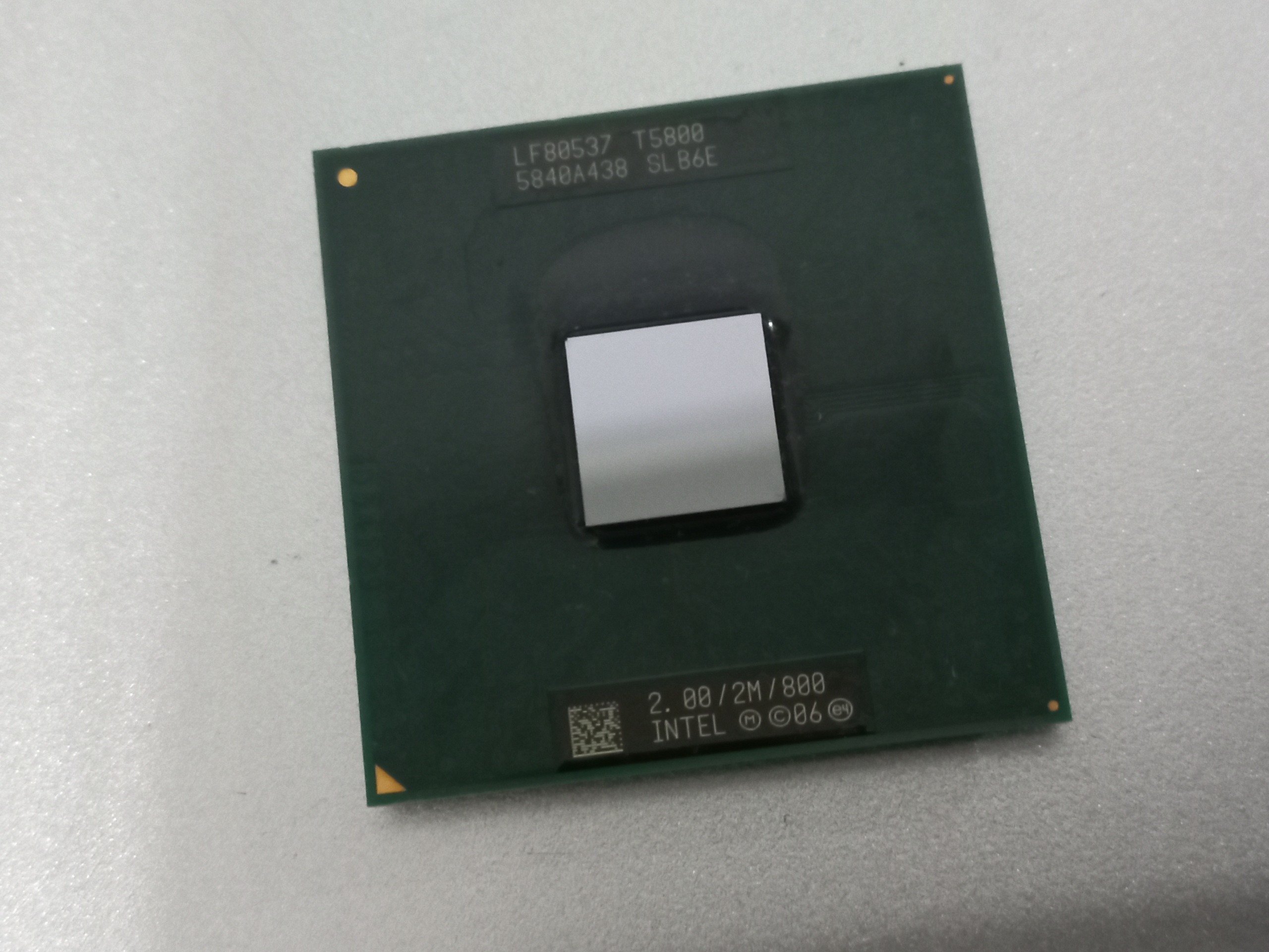 پردازنده لپ تاپ اینتل Intel Core2 Duo T5800 CPU