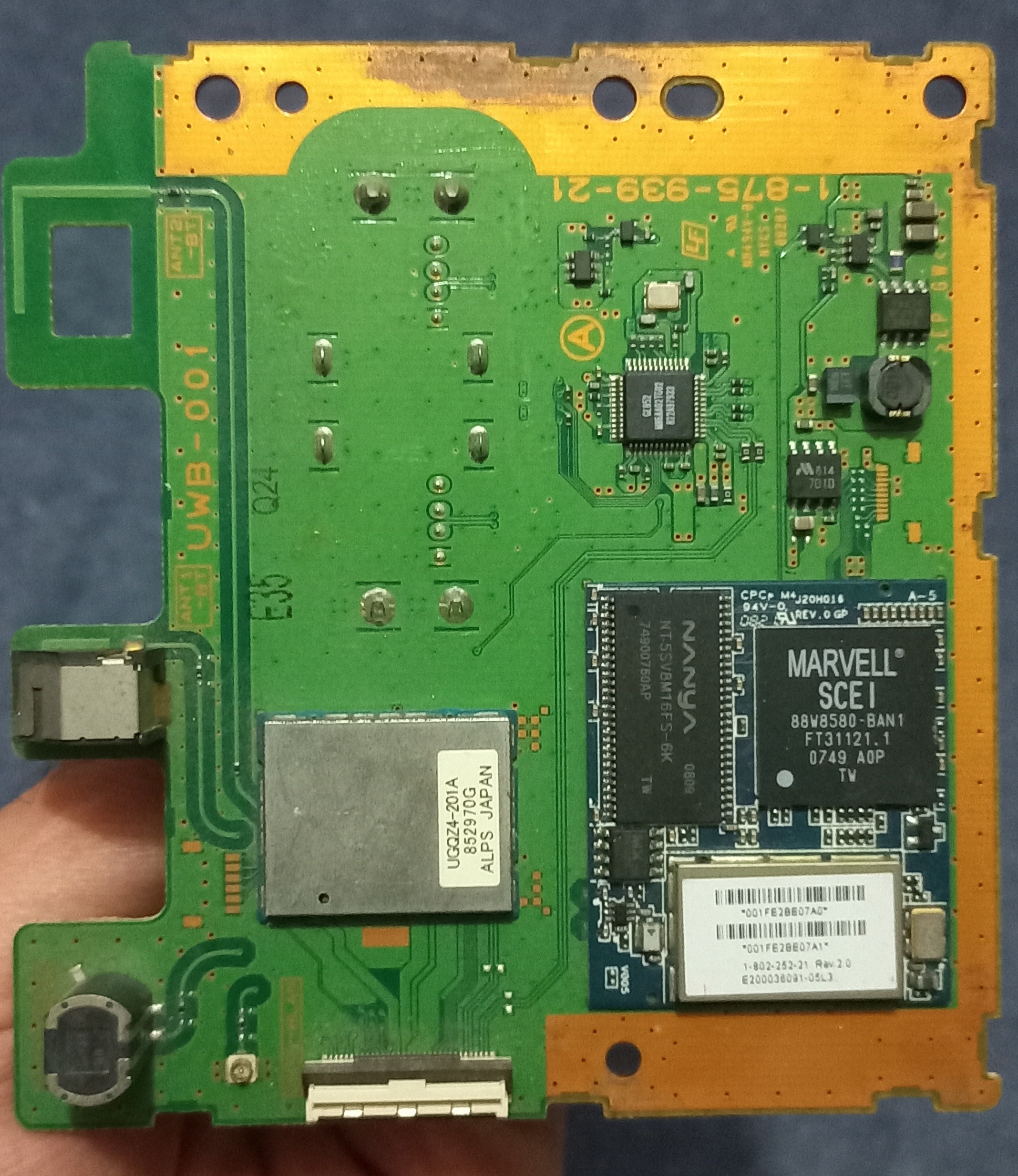 برد وایرلس و USB کنسول PS3 FAT CECHK02