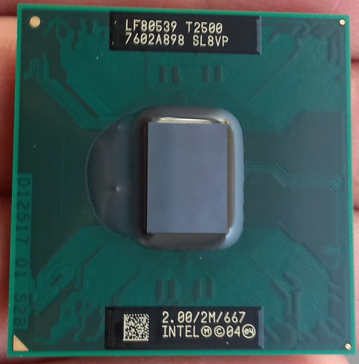 سی پی یو لپ تاپ اینتل Intel Core Duo T2500