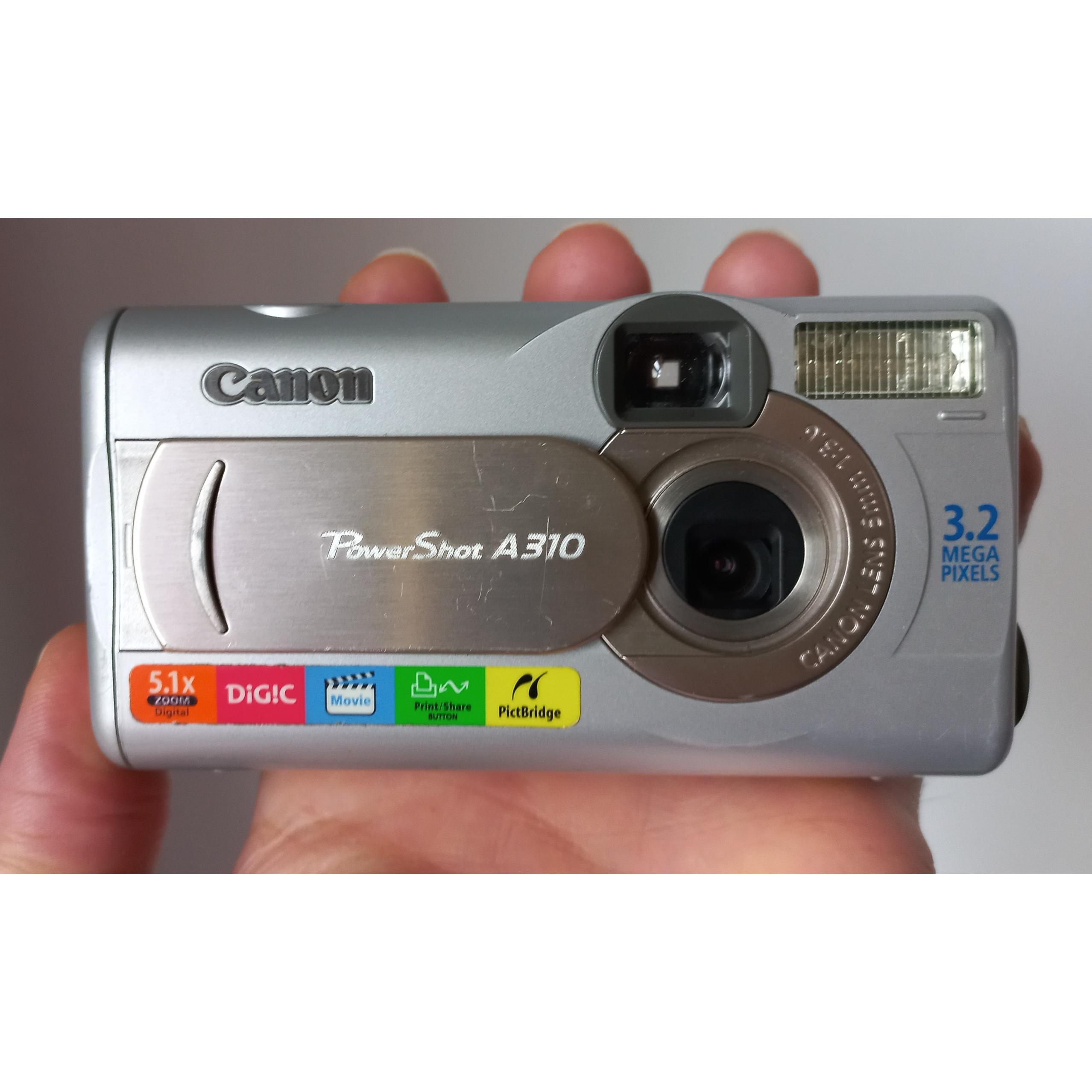دوربین دیجیتال Canon A310 باتری قلمی خور با توضیح
