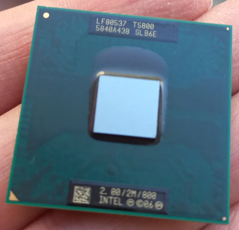 سی پی یو پردازنده اینتل CPU Intel Core 2 Duo T5800
