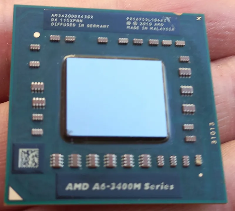 سی پی یو CPU AMD A6-3420M با توضیح