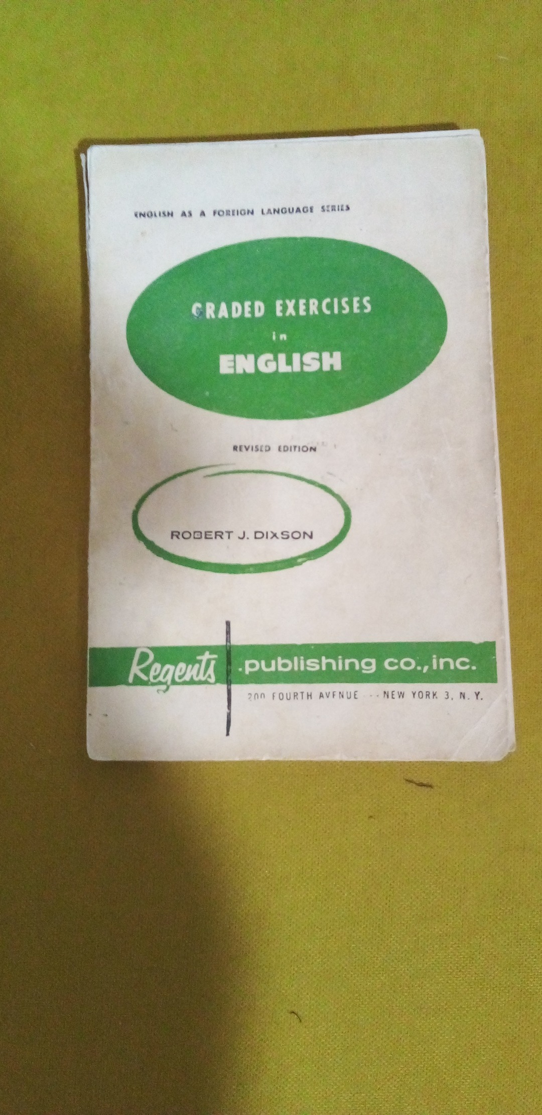 کتاب گرامر زبان انگلیسی دهه پنجاه
