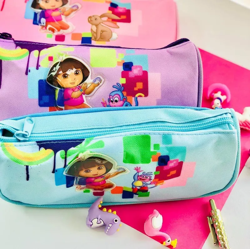 جامدادی فانتزی وارداتی دو زیپ