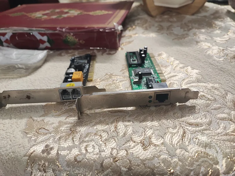 کارت شبکه pci کارت فکس مودم کامپیوتر