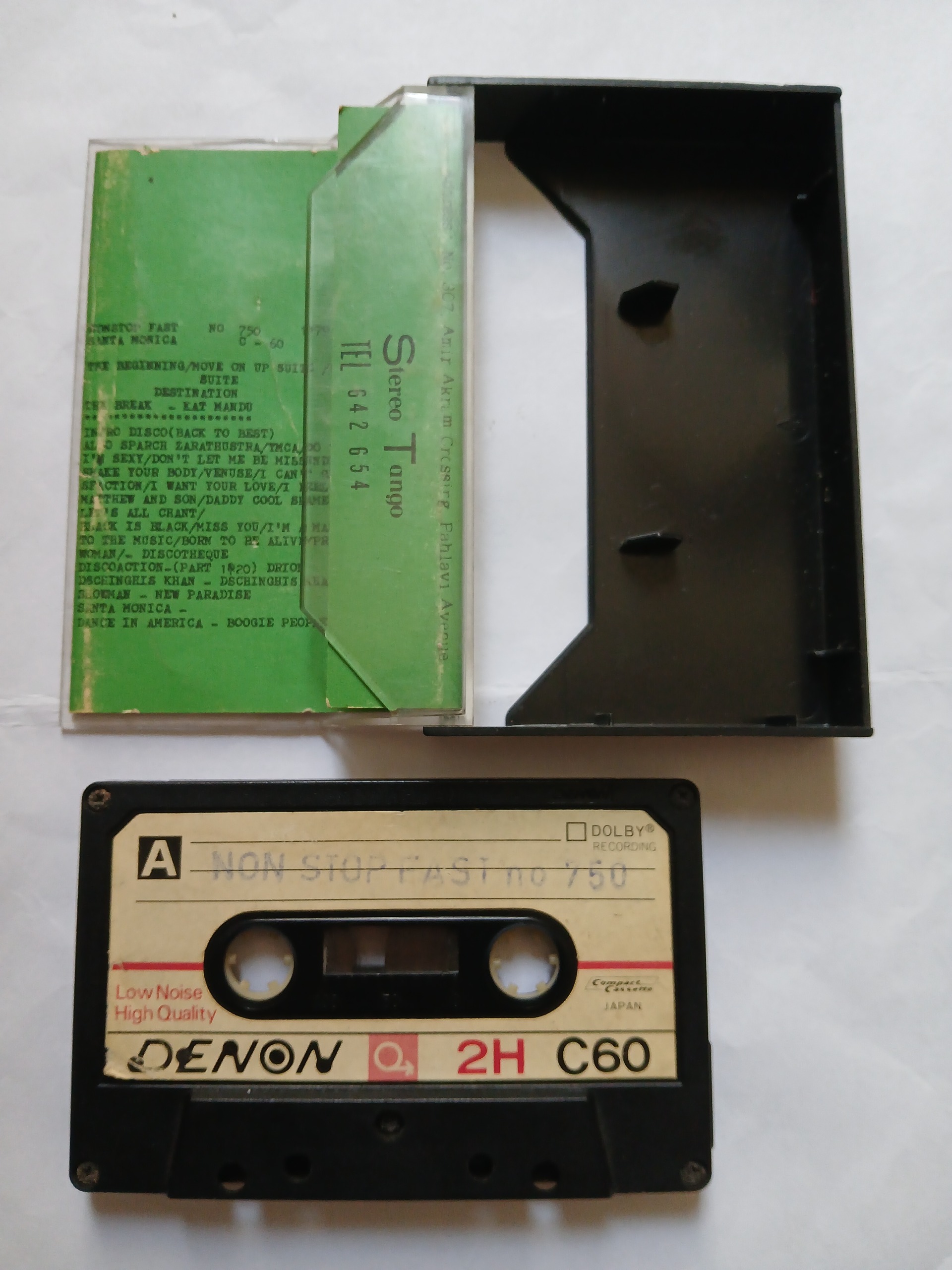 نوار اورجینال NON STOP FAST NO.750  1979