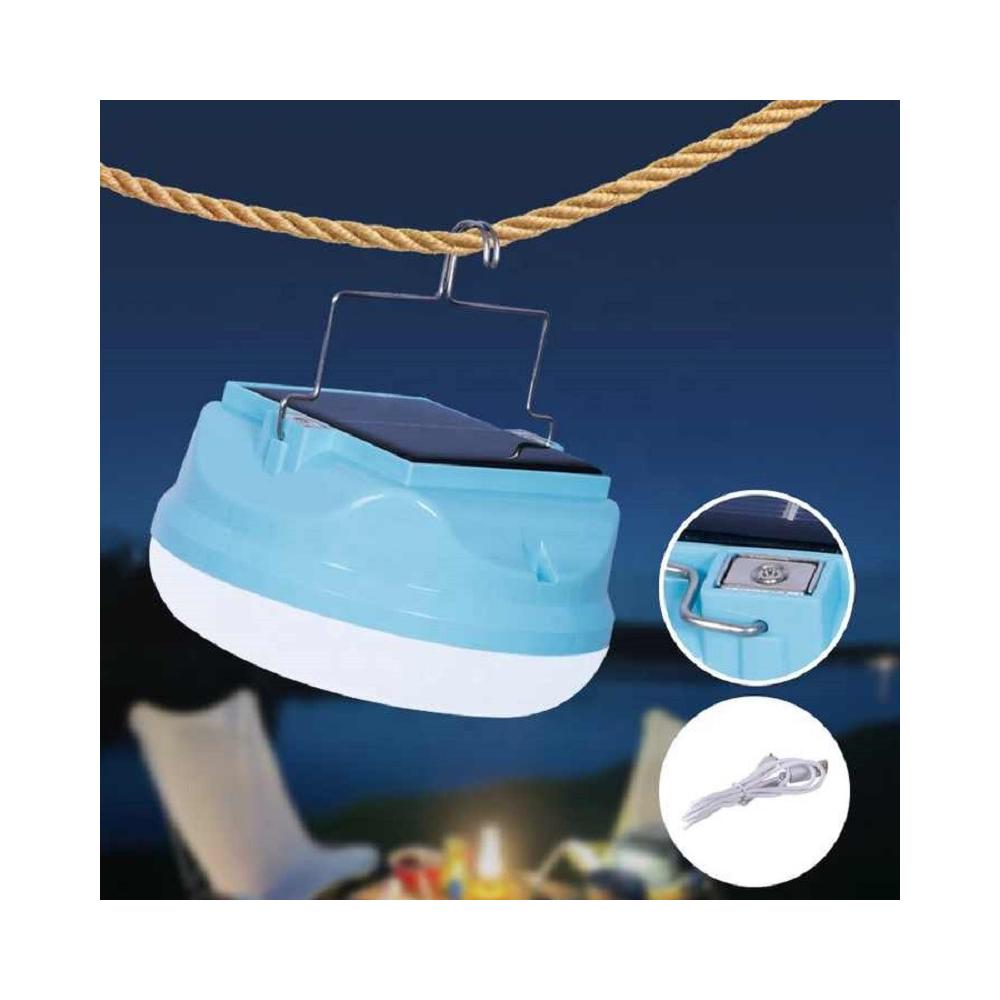چراغ شارژی و خورشیدی آویزی 7110