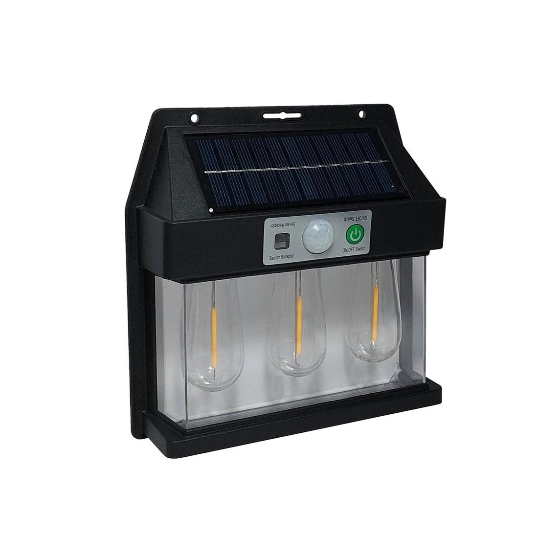 چراغ دیوارکوب خورشیدی سه لامپ مدل YX-777-3W