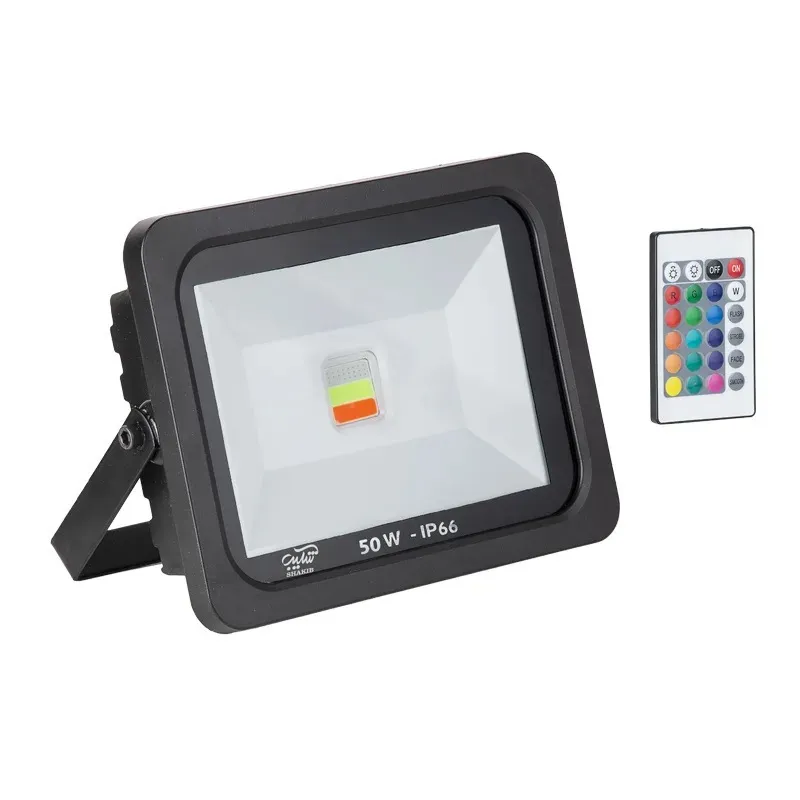 پروژکتور 50 وات RGB رقص نور هفت رنگ ریموت دار