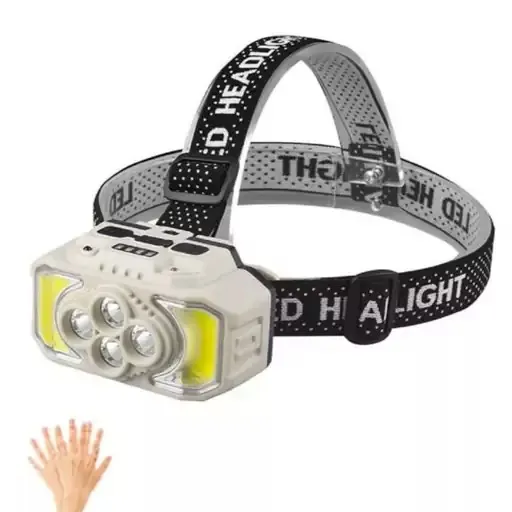 چراغ پیشانی COB4 led مدل HX-815S