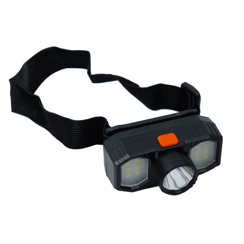 چراغ پیشانی شارژی سه لامپه XPE