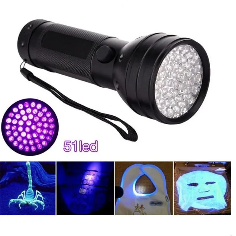 چراغ قوه یو وی (UV) مدل 51LED