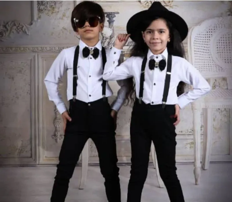 ست ساسبند و پاپیون بچگانه st873