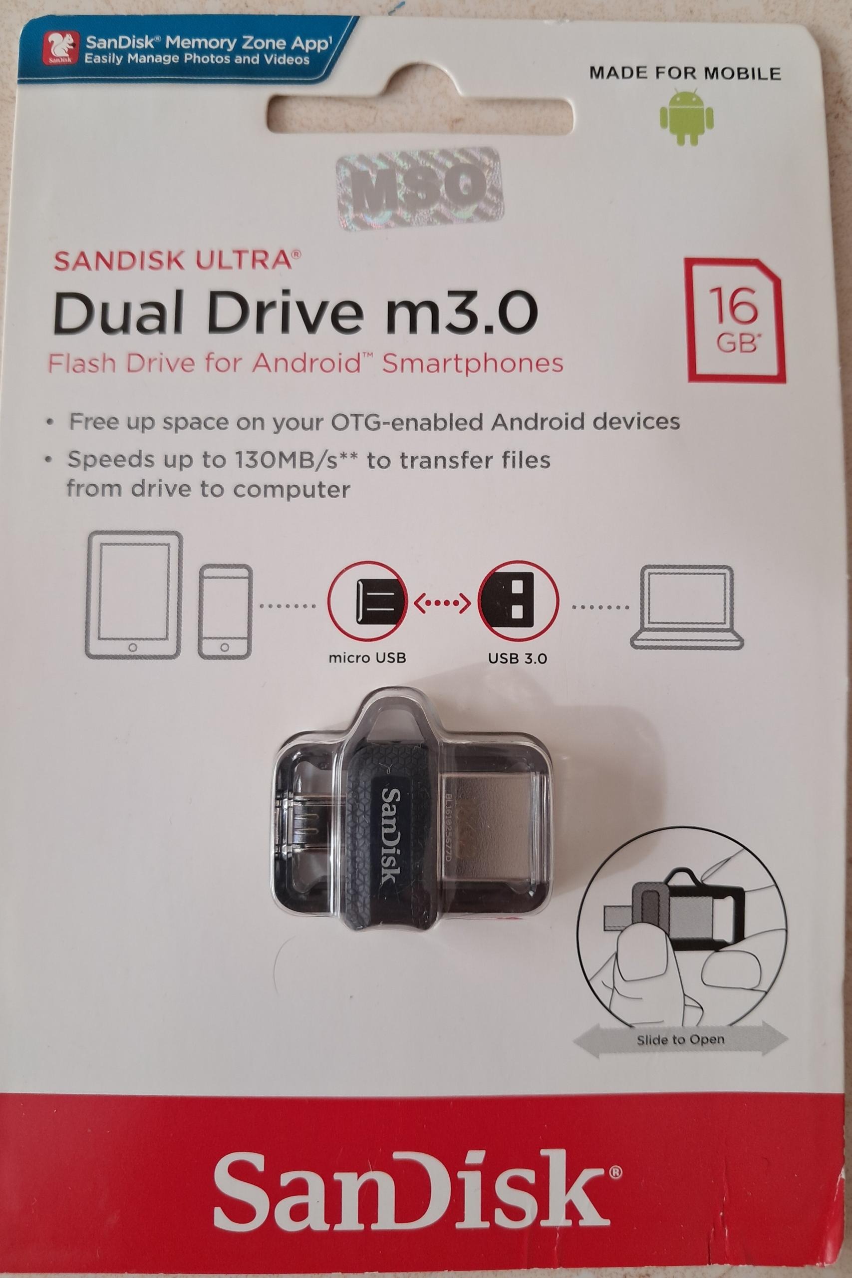 فلش مموری SANDISK مدل Ultra Dual Drive M30