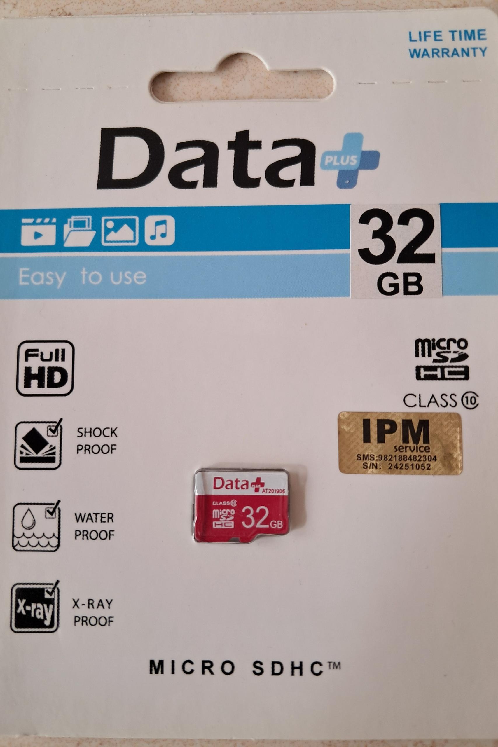 کارت حافظه microSDHC دیتاپلاس Data کلاس 10 ضد شوک