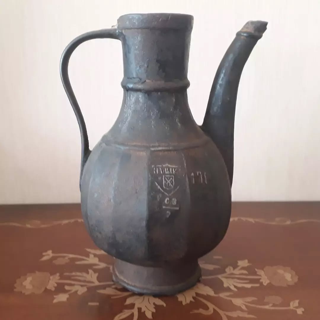 کتری چدنی نظامی مالتسف روسی 14 ضلعی سنگین و بکر